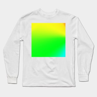 YELLOW GREEN ORANGE GRADIENT TEXTURE Long Sleeve T-Shirt